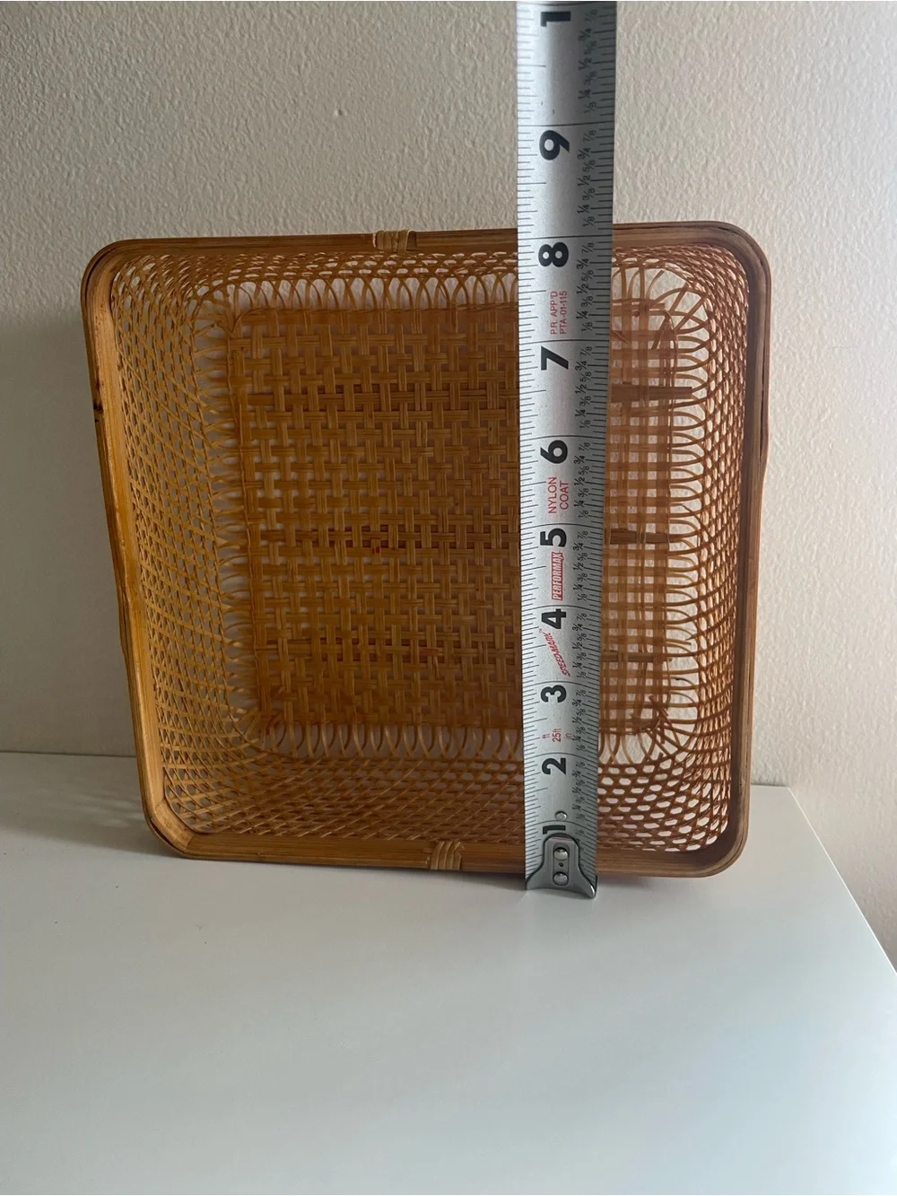Woven Rattan Rectangular Basket - Picture 8 of 13